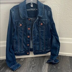 GAP Kids Girls Blue Jean Jacket Classic Denim Style